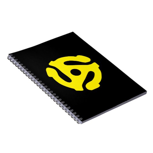 レトロヴィンテージイエロー45スペーサーDJ ノートブック (右側)