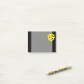 レトロヴィンテージイエロー45スペーサDJ ポストイット (デスク上)