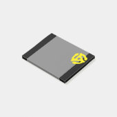 レトロヴィンテージイエロー45スペーサDJ ポストイット (アングル)