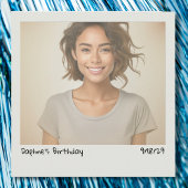 レトロヴィンテージインスタントカメラあなたの写真誕生日 招待状