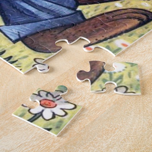 レトロヴィンテージイースターエンジェルホリデージグソーパズル ジグソーパズル (側面)