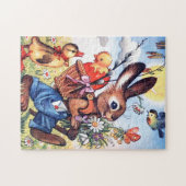 レトロヴィンテージイースターエンジェルホリデージグソーパズル ジグソーパズル (横)