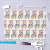 レトロヴィンテージイースターバニーホリデーパーティー 薄葉紙 (クラフト)