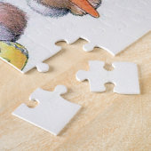 レトロヴィンテージイースターバニーホリデー ジグソーパズル (側面)