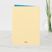 レトロヴィンテージイースターバニー追加メッセージ シーズンカード (裏面)