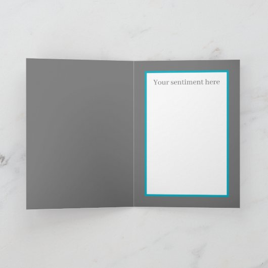 レトロヴィンテージイースターバニー追加気持ち シーズンカード (内部)