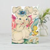 レトロヴィンテージイースターバニー シーズンカード (スタンド正面)