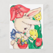 レトロヴィンテージイースターホリディマザーハガキ シーズンポストカード (正面)
