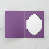 レトロヴィンテージイースターホリデーバニー シーズンカード (内部)