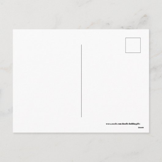 レトロヴィンテージイースターラムホリデー葉書 シーズンポストカード (裏面)