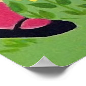 レトロヴィンテージイースター姪のデコールポスター ポスター (角)