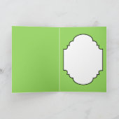 レトロヴィンテージイースター祖父母 シーズンカード (内部)