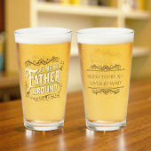 レトロヴィンテージエレガントクールタイポグラフィ父引用文 タンブラーグラス