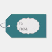 レトロヴィンテージエンジェルパーティー名タグの追加 ギフトタグ (裏面横)