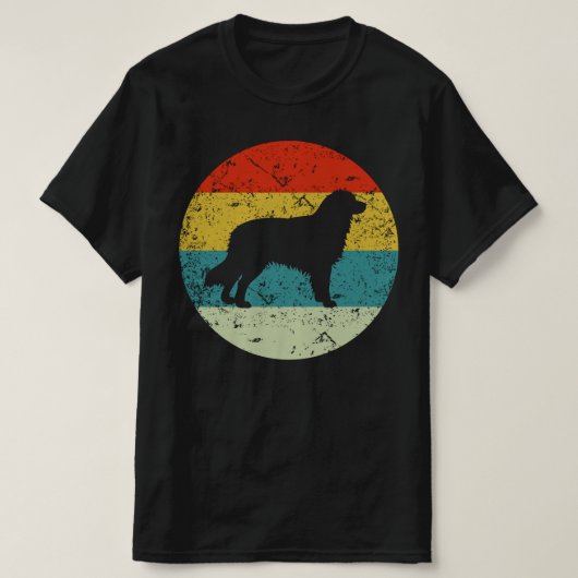 レトロヴィンテージオーストラリア羊飼い Tシャツ (デザイン正面)