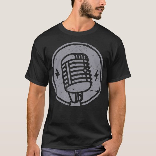レトロヴィンテージオーディオエンジニアサウンドガイ_1 Tシャツ (正面)