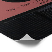 レトロヴィンテージオーディオスタイルカセットカバー ポスター (角)