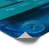 レトロヴィンテージオーディオスタイルカセットカバー ポスター (角)