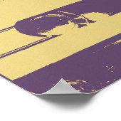 レトロヴィンテージオーディオスタイル音楽カバー ポスター (角)