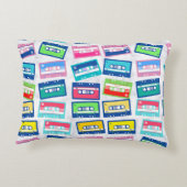 レトロヴィンテージオーディオテープカセットパターン アクセントクッション (裏面)