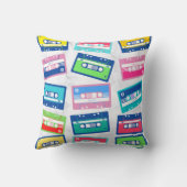 レトロヴィンテージオーディオテープカセットパターン クッション (裏面)