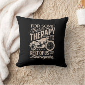 レトロヴィンテージオートバイライダーセラピー クッション (ブランケット)