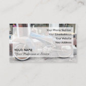 レトロヴィンテージオートバイレストランの専門家 名刺 (裏面)