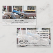 レトロヴィンテージオートバイレストランの専門家 名刺 (正面/裏面)