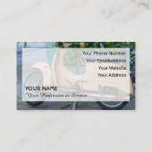 レトロヴィンテージオートバイレストラン専門家busi 名刺 (裏面)