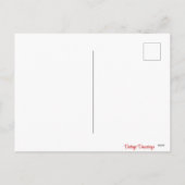 レトロヴィンテージカウボーイとギターバレンタインデー シーズンポストカード (裏面)