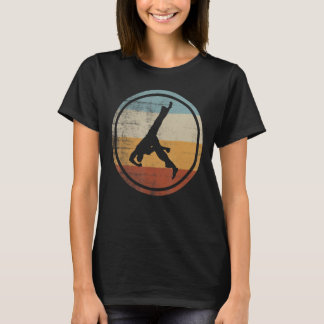 レトロヴィンテージカポエイラファイタートレーニングカポエイラ Tシャツ