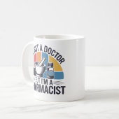 レトロヴィンテージカラフルデザイン贈与 コーヒーマグカップ (正面左)