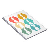 レトロヴィンテージカラーチェスノート ノートブック (右側)