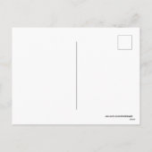 レトロヴィンテージガールホリデー葉書 シーズンポストカード (裏面)