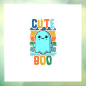 レトロヴィンテージキュートハロウィーン幽霊 ウィンドウサイン (シート3)