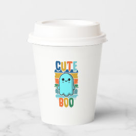 レトロヴィンテージキュートハロウィーン幽霊 紙コップ