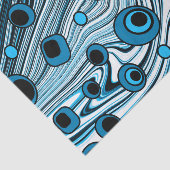 レトロヴィンテージキュートパターンとGroovyスタイル 薄葉紙 (詳細)