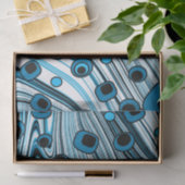 レトロヴィンテージキュートパターンとGroovyスタイル 薄葉紙 (ギフト)