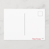 レトロヴィンテージキュートラムイースター恵み シーズンポストカード (裏面)