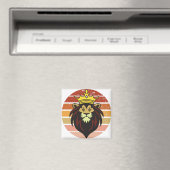 レトロヴィンテージキングライオン マグネット (インサイチュ (食洗機))