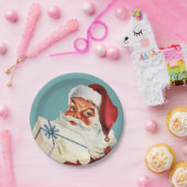 レトロヴィンテージクラシッククリスマスクラシック ペーパープレート (パーティー)