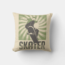 レトロヴィンテージクラシックグランジスケーター クッション