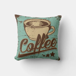 レトロヴィンテージクラシックコーヒーオリーブグリーン クッション