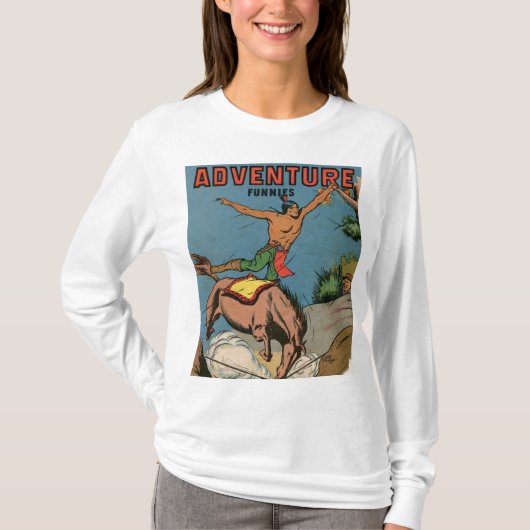 レトロヴィンテージクラシック記事カバー Tシャツ (正面)