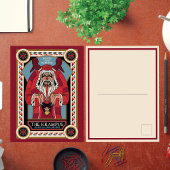 レトロヴィンテージクランプス&ザオールドダーククリスマス シーズンポストカード