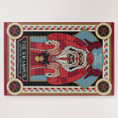 レトロヴィンテージクランプス&ザオールドダーククリスマス ジグソーパズル (横)