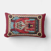 レトロヴィンテージクランプス&ザオールドダーククリスマス ランバークッション (正面)