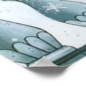 レトロヴィンテージクリスマスアートデコレディーポスター ポスター (角)