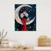 レトロヴィンテージクリスマスアートデコレディーポスター ポスター (キッチン)