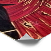 レトロヴィンテージクリスマスアートデコレディーポスター ポスター (角)